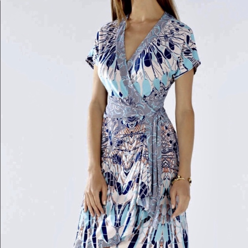 Bcbgmaxazria Averey Kimono-Sleeve Wrap Dress